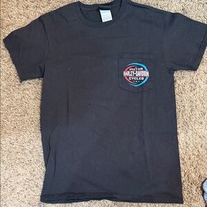 Harley-Davidson Black Tee with Logo Patch